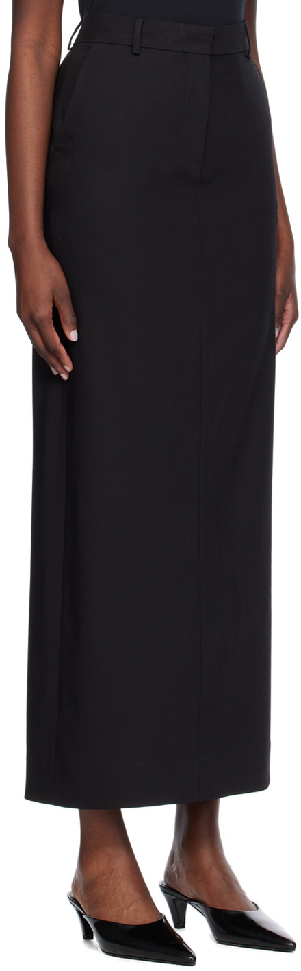 Teurn Studios Black Tot Maxi Skirt