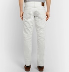 TOM FORD - Slim-Fit Selvedge Denim Jeans - Men - White