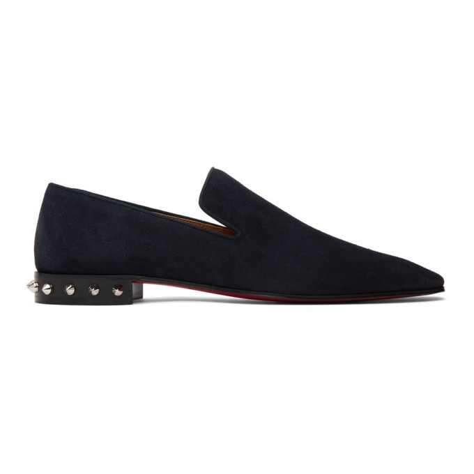 Photo: Christian Louboutin Navy Marquees Loafers