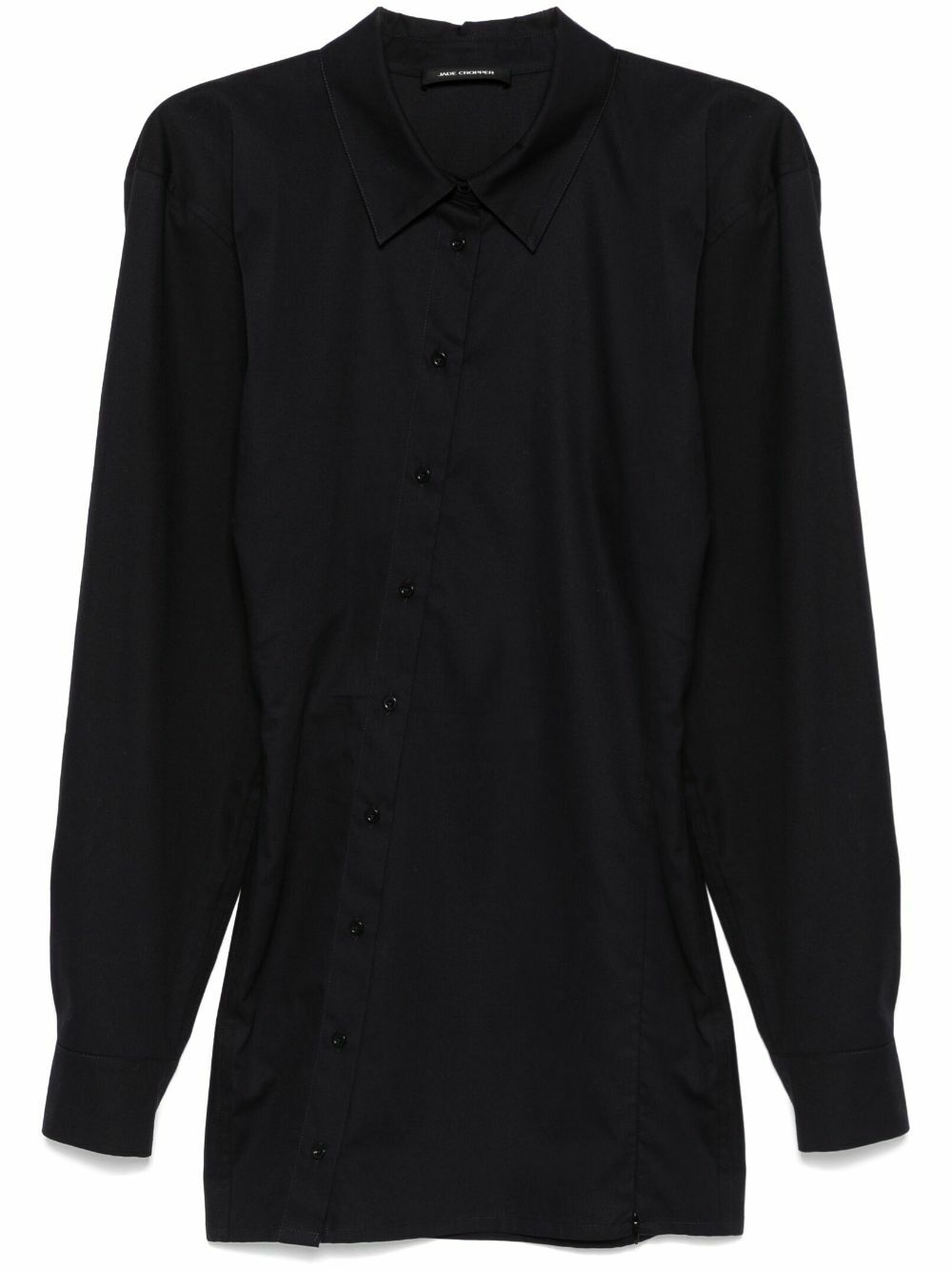 Jade Cropper Asymmetric Shirt Dress