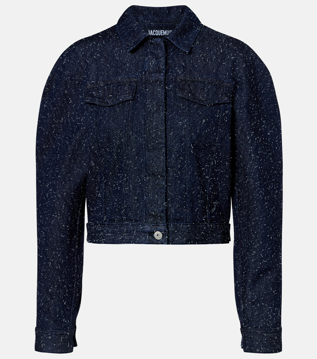 Jacquemus Ovalo de-Nîmes embroidered denim jacket
