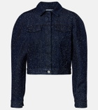 Jacquemus Ovalo de-Nîmes embroidered denim jacket