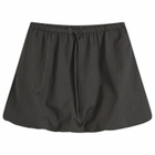 Samsøe Samsøe Women's Saroko Drawstring Waist Mini Skirt in Dark Grey Melange