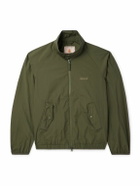 Baracuta - G9 Logo-Print Shell Harrington Jacket - Green