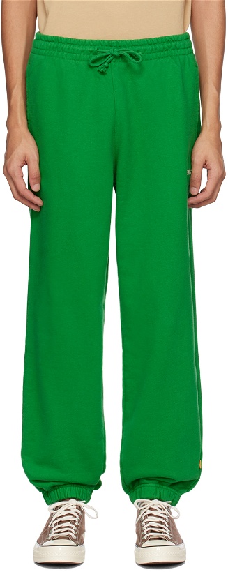 Photo: Levi's Green Straight-Leg Lounge Pants