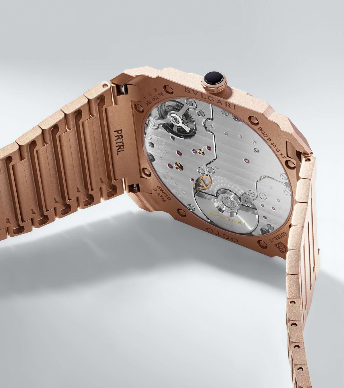 Bvlgari Octo Finissimo 18kt rose gold watch