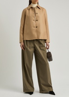 Harris Wharf London Wool Coat Beige