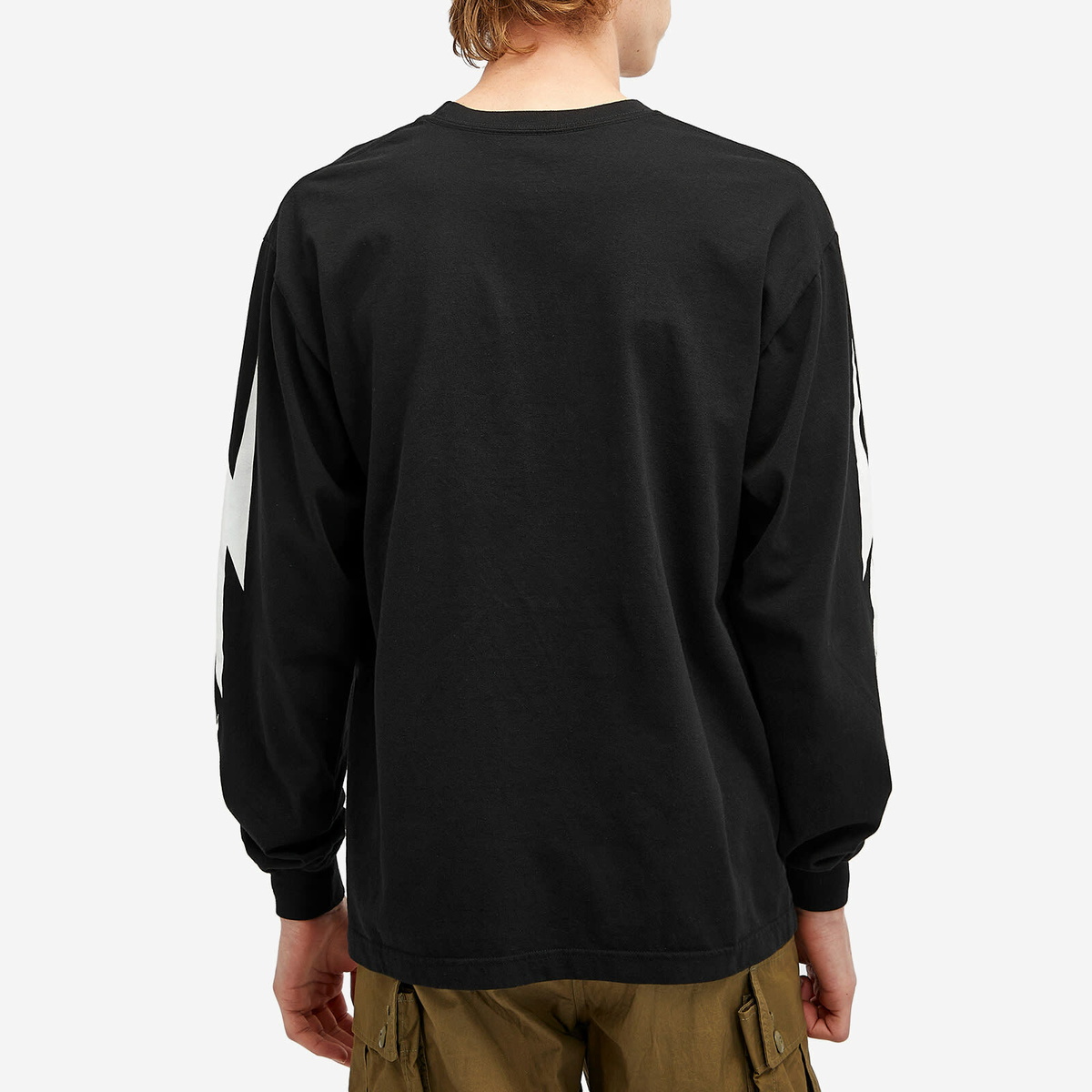 Neighborhood Men's LS-16 Long Sleeve T-Shirt in Black Neighborhood