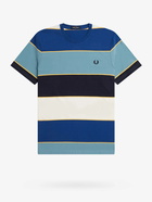 Fred Perry T Shirt Blue   Mens