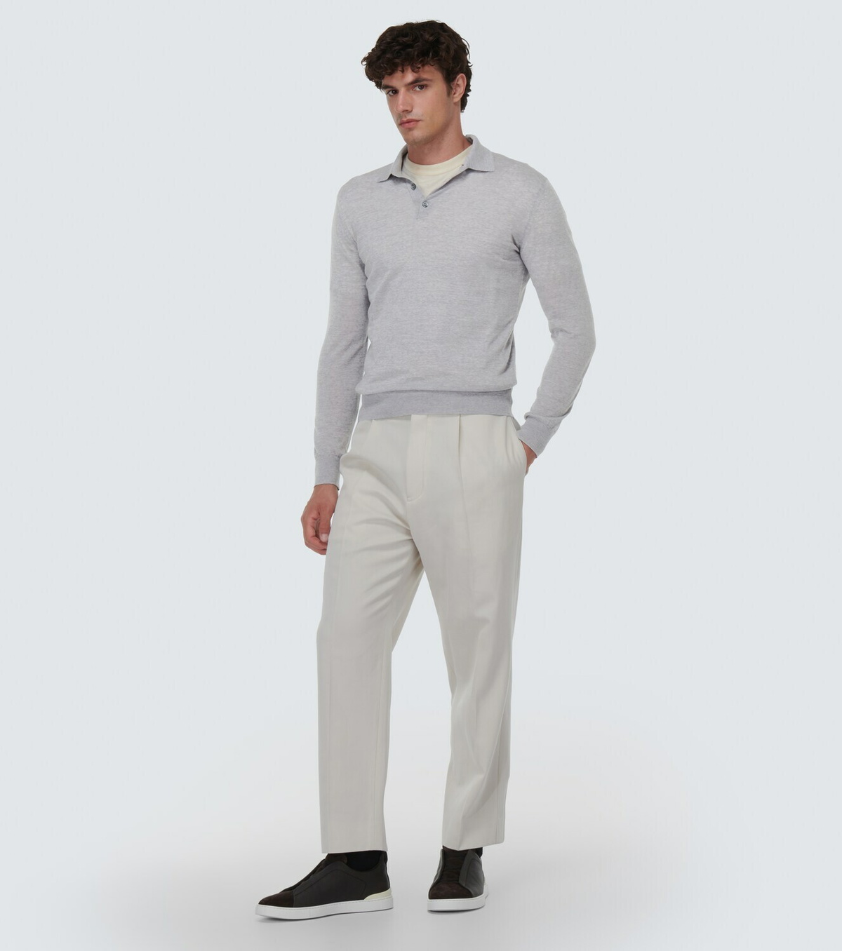 Zegna High Performance wool polo