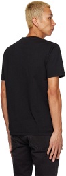 FRAME Black Embroidered T-Shirt