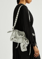 Balenciaga Neo Cagole XS Leather top Handle bag - White - One Size