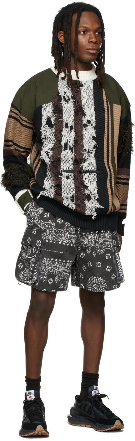 Sacai Multicolor Rug Jacquard Knit Sweater Sacai