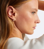 Repossi Berbere 18kt rose gold single hoop earring with diamonds