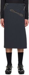 Archival Reinvent Gray Cloud Pocket Midi Skirt