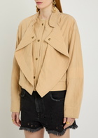 Isabel Marant Tricia Layered-effect Woven Jacket Camel