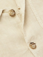 Altea - Constantin Garment-Dyed Linen Overshirt - Neutrals