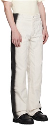 Heron Preston White & Black Gradient Pants
