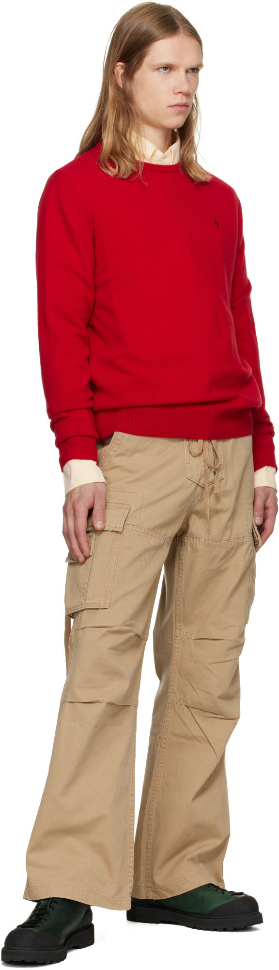 Polo Ralph Lauren Red Wool Sweater