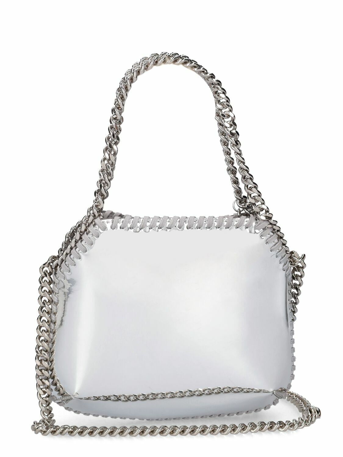 STELLA MCCARTNEY - Mini Alter Mat Mirrored Top Handle Bag