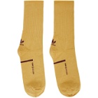 OAMC Yellow and Brown Adidas Originals Edition Type O Socks