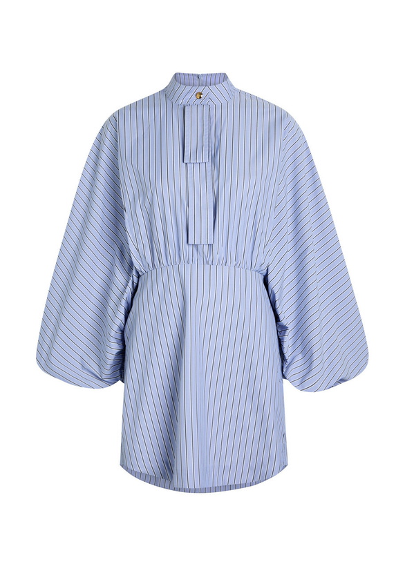 Photo: Zimmermann Drawstring Striped Woven Mini Shirt Dress Multicoloured 1