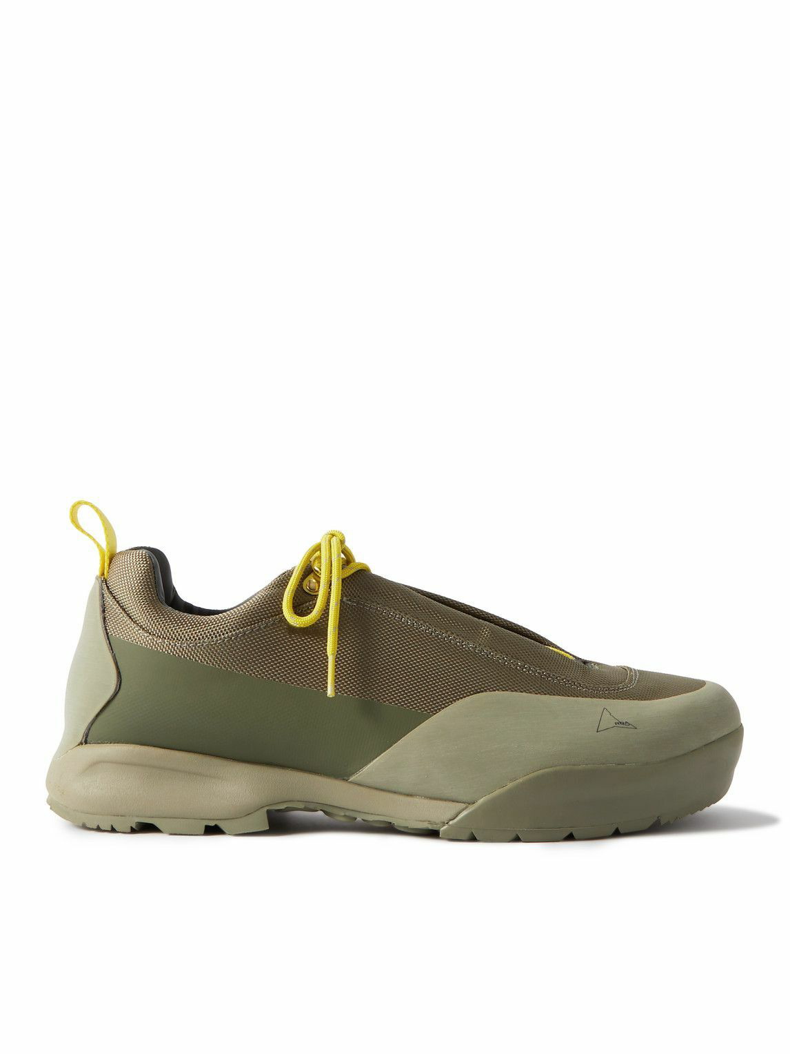 ROA - Rubber and Canvas-Trimmed Mesh Hiking Sneakers - Green ROA