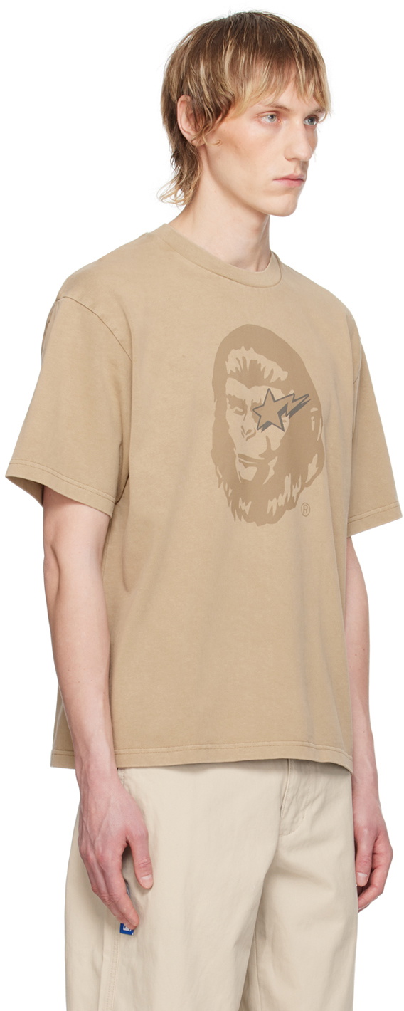 A BATHING APE WORLD GONE MAD Tシャツ A Bathing Ape World Gone Mad Barely-used Black T Shirt Front