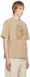 BAPE Beige 'World Gone Mad' T-Shirt