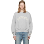 We11done Gray Inside-Out Sweatshirt