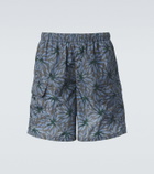 Prada Re-Nylon floral swim trunks