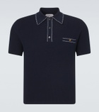 Versace Cotton polo sweater