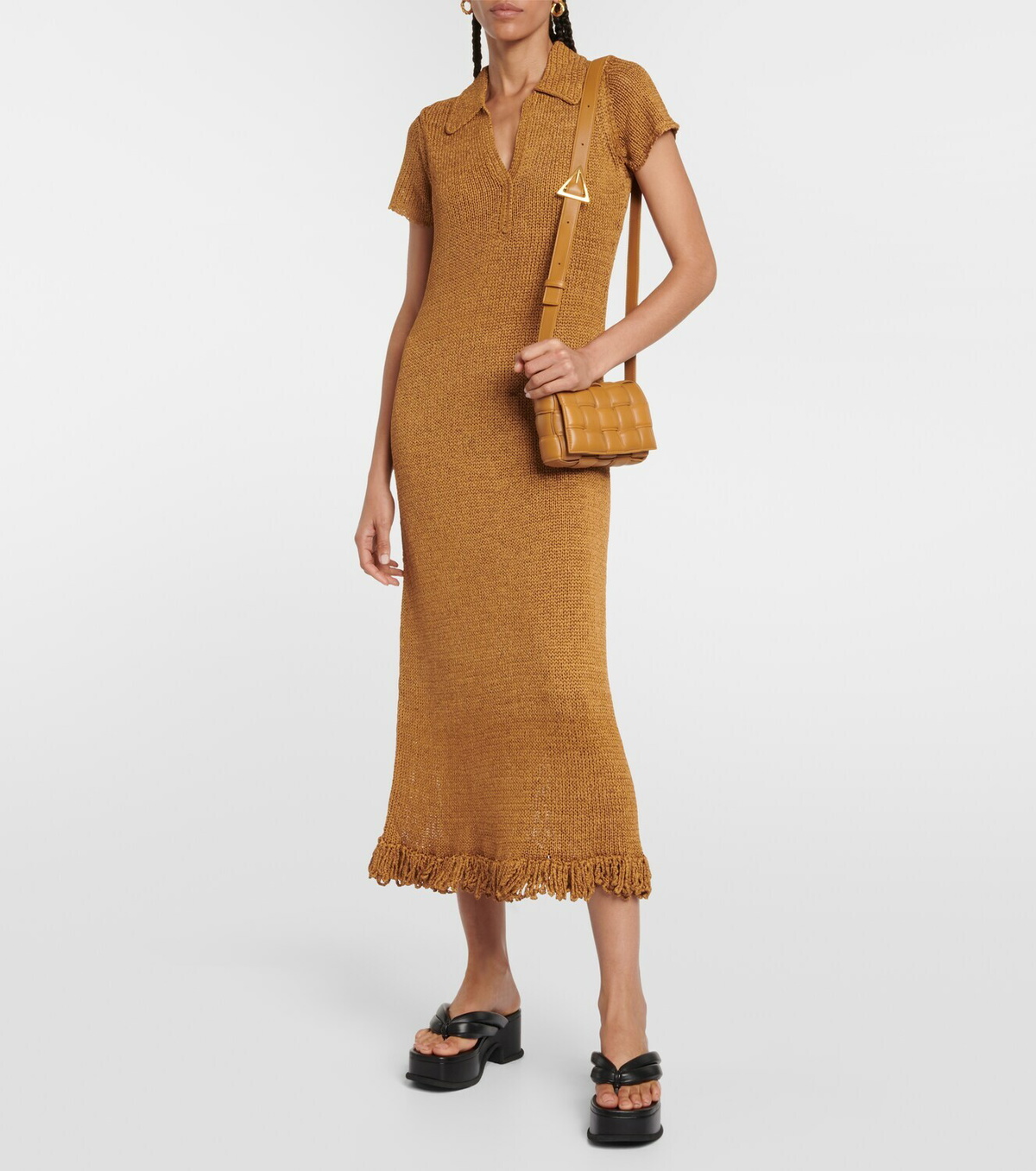 Proenza Schouler Tassel trimmed midi dress Proenza Schouler