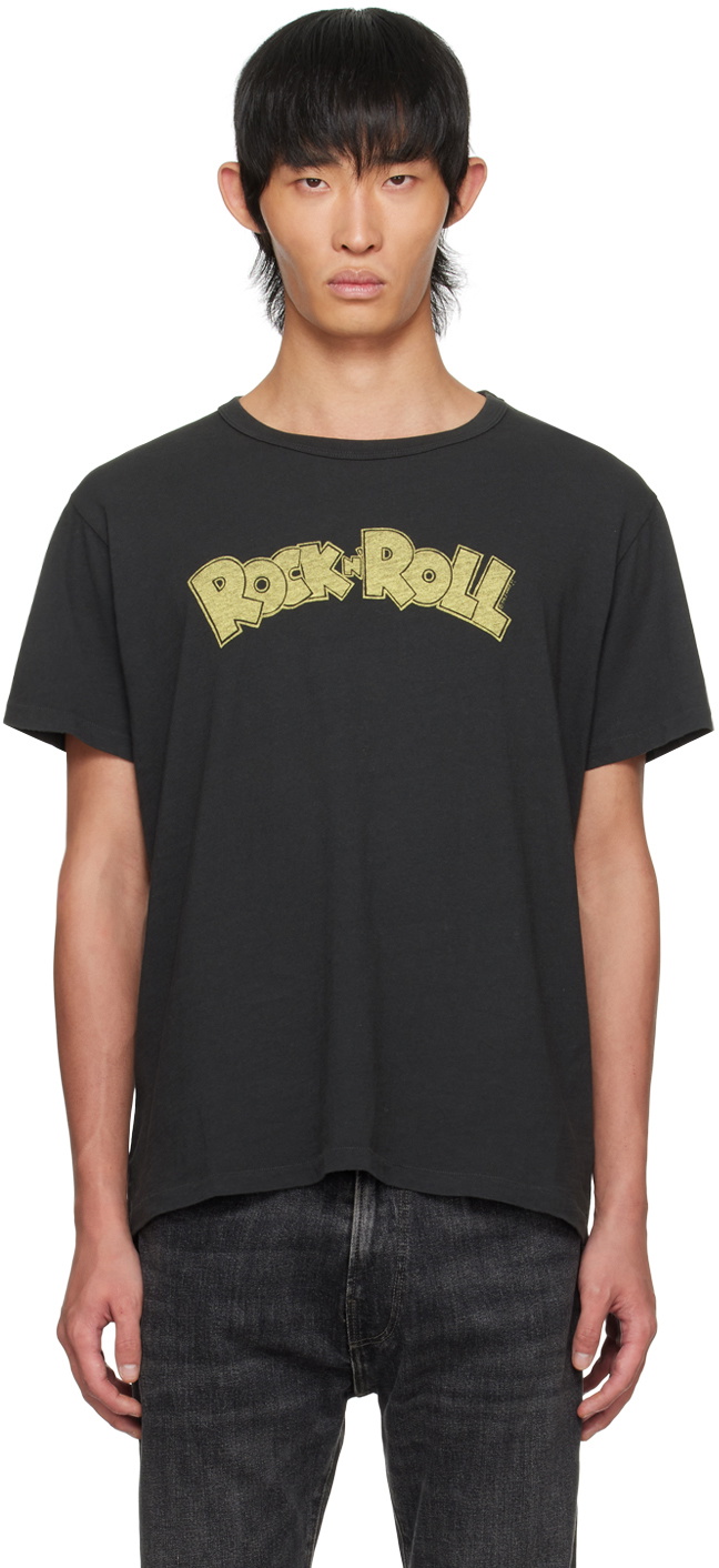 Re/Done Black Classic T-Shirt
