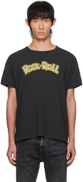 Re/Done Black Classic T-Shirt