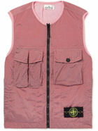 Stone Island - Logo-Appliquéd ECONYL® Nylon Metal Gilet - Pink