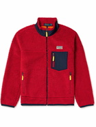 Polo Ralph Lauren - Shell-Trimmed Fleece Jacket - Red