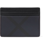 Burberry - Printed Cross-Grain Cardholder - Men - Midnight blue