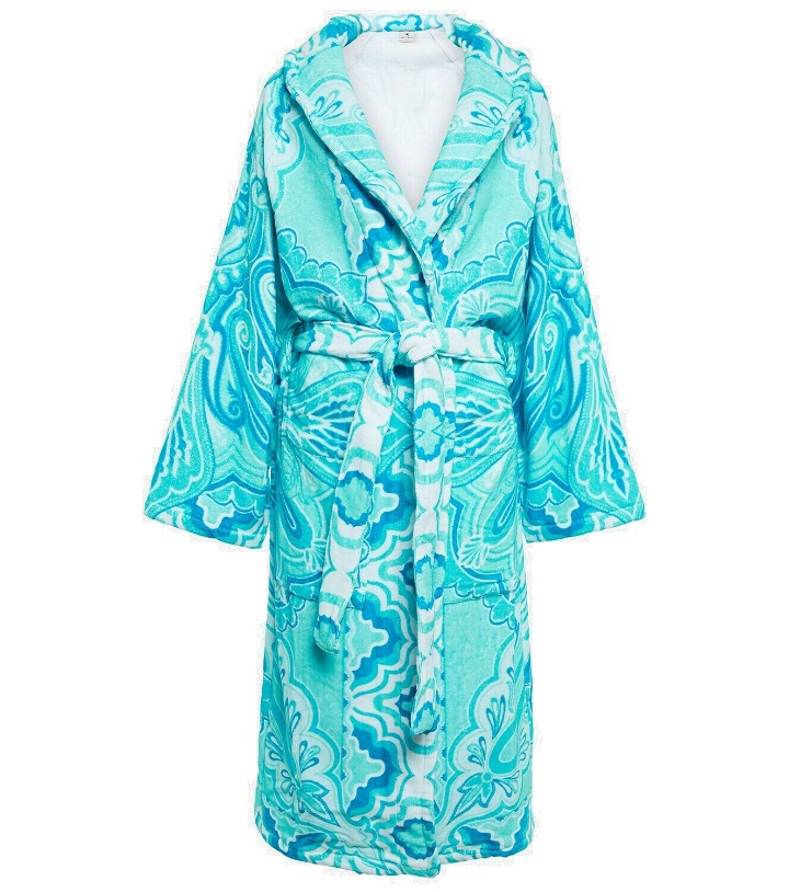 Photo: Etro - Paisley printed cotton bathrobe