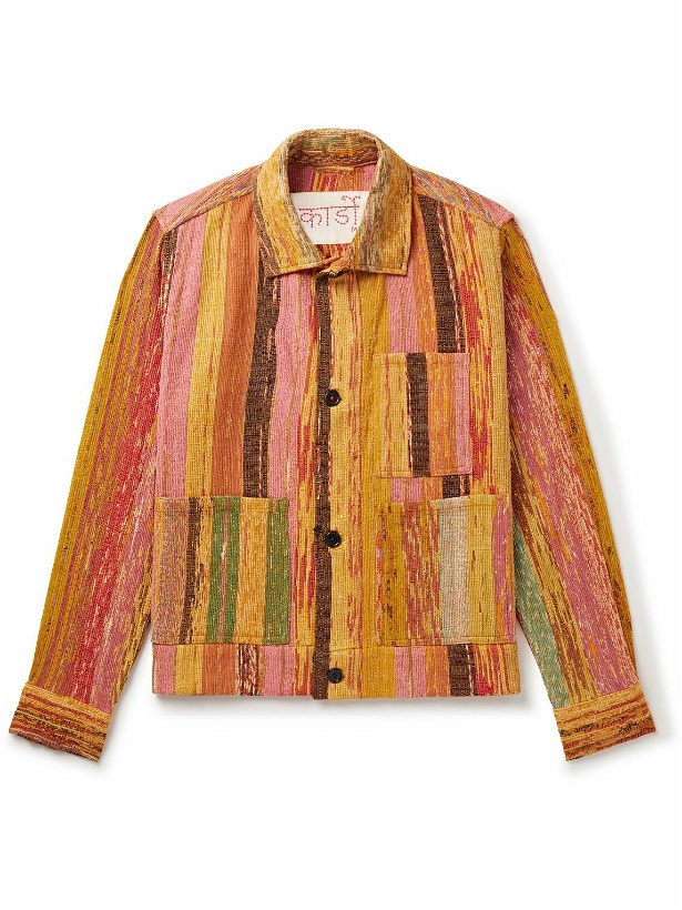 Photo: Kardo - Bodhi Embroidered Cotton Chore Jacket - Orange