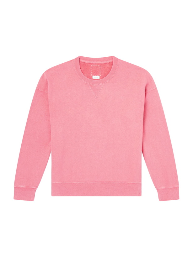 Photo: Visvim - Jumbo SB Cotton-Jersey Sweatshirt - Red