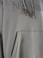 'S MAX MARA Agre Cotto Jersey Logo Hooded Sweatshirt