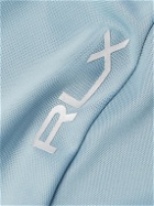 RLX Ralph Lauren - Logo-Print Stretch Recycled-Piqué Half-Zip T-Shirt - Blue