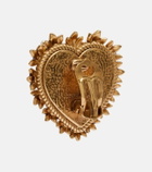 Dolce&Gabbana Devotion DG embellished clip-on earrings