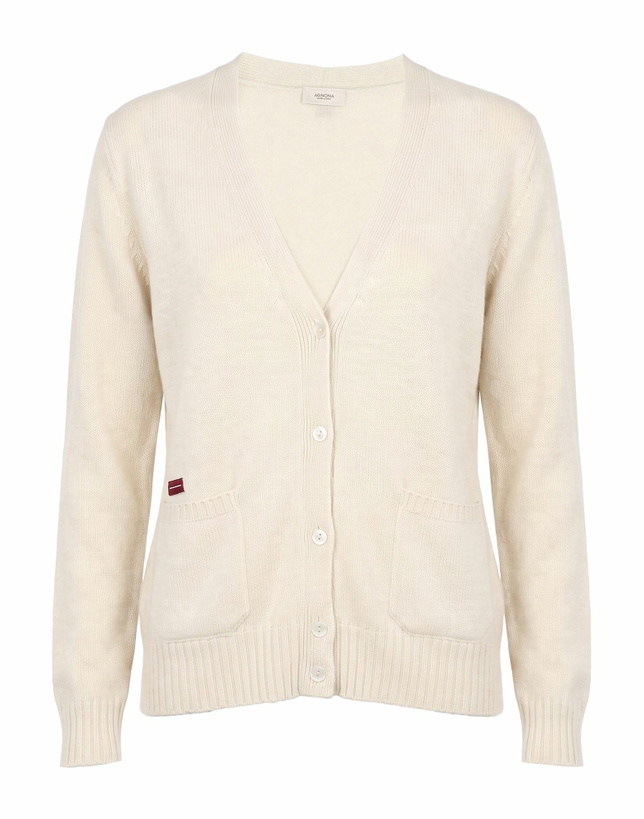 Photo: Agnona Womens Cardigan in Beige