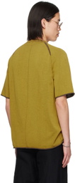 DEVOA Yellow Rolled Edge T-Shirt