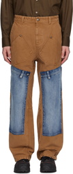 Andersson Bell Brown & Blue Re-Make Carpenter Jeans