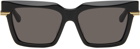 Bottega Veneta Black Square Sunglasses