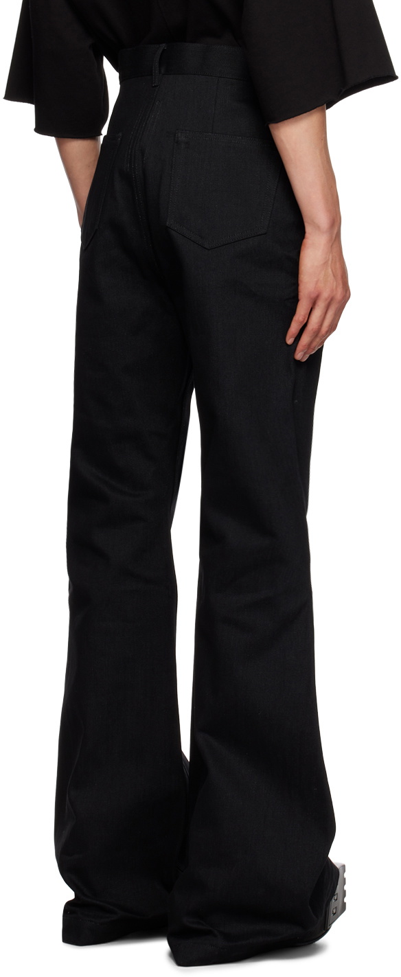 Rick Owens Black Bolan Bootcut Jeans Rick Owens
