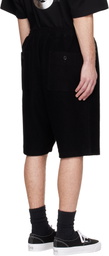 MASTERMIND WORLD Black MW Terry Shorts